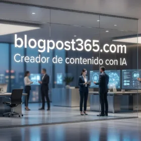 IMAGEN: blogpost365.com creador contenido IA generando 365 posts SEO automáticos para WordPress en 2026