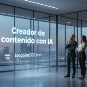 IMAGEN: blogpost365.com creador contenido IA generando 3 posts SEO diarios gratis para WordPress en 2026
