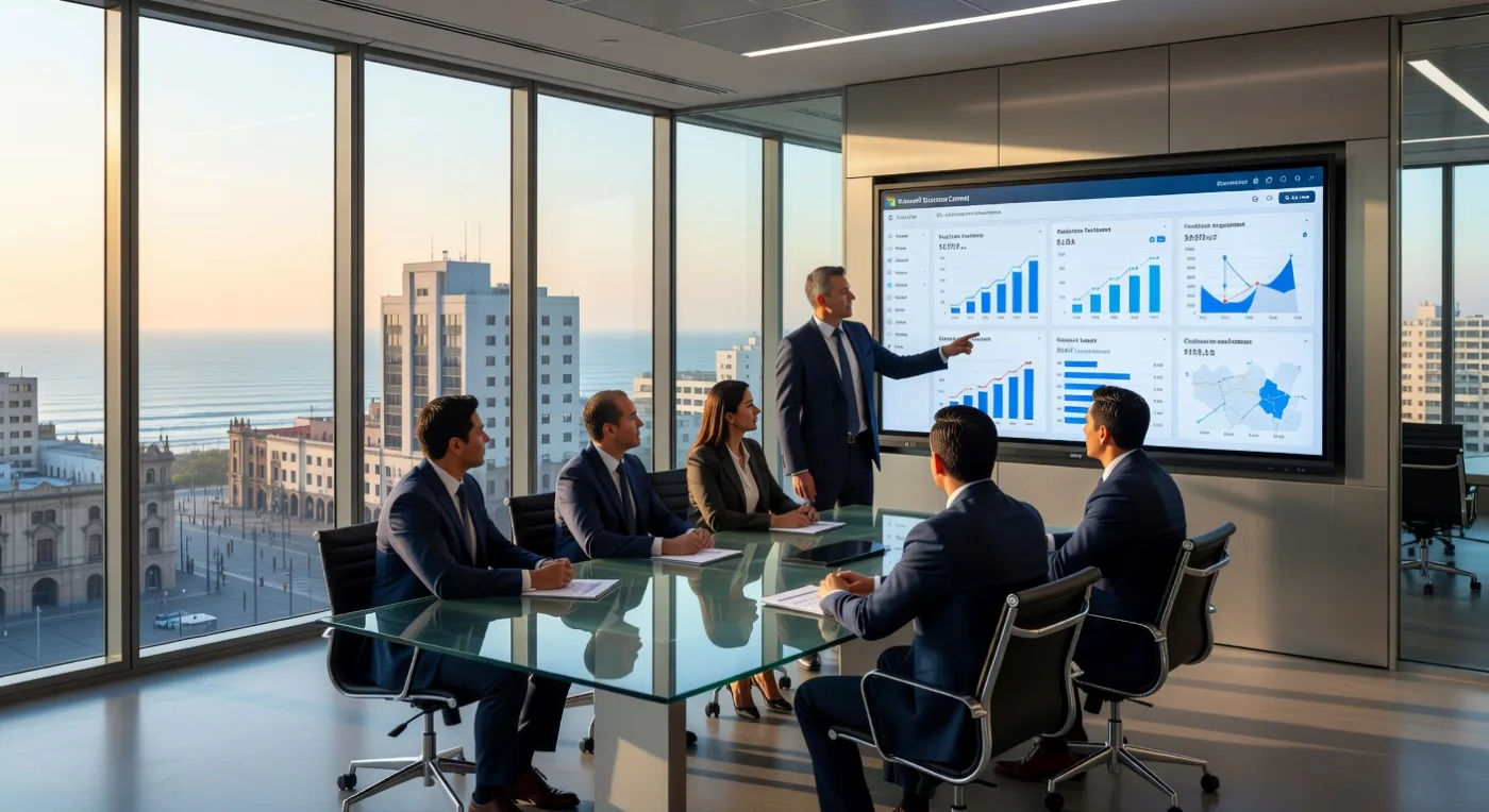 IMAGEN: Business Central Localizacion Peru en acción para cumplimiento SUNAT en pymes peruanas con enlinea365, ROI rápido 2026