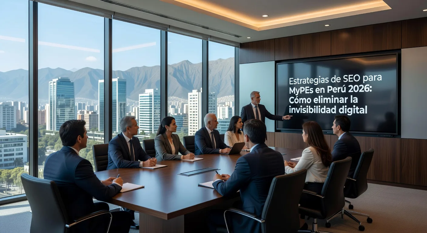 Estrategias de SEO para MyPEs en Perú 2026: Cómo eliminar la invisibilidad digital: Imagen principal
