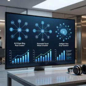 IMAGEN: Herramientas ia generacion contenido con IA para negocios: Gemini y DeepSeek en 2026, estrategias automaticas