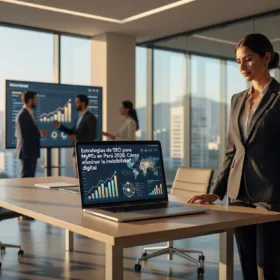 IMAGEN: Infografía SEO MyPEs Peru 2026: 7 estrategias para eliminar invisibilidad digital y multiplicar visitas en MyPEs peruanas