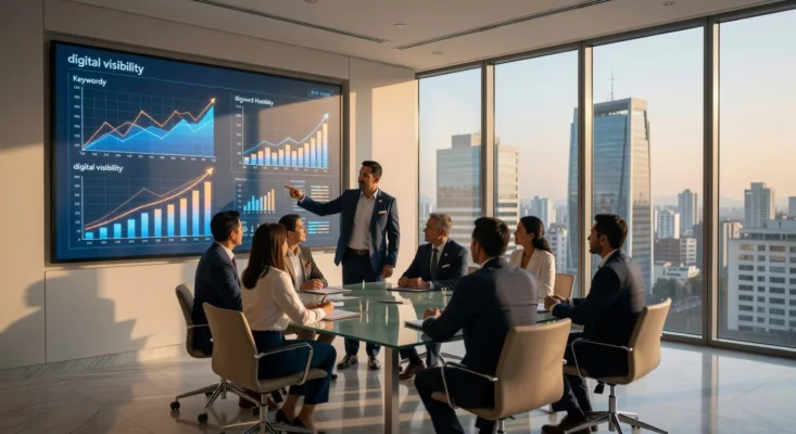 IMAGEN: Infografía SEO MyPEs Peru 2026: 7 estrategias para eliminar invisibilidad digital en MyPEs peruanas