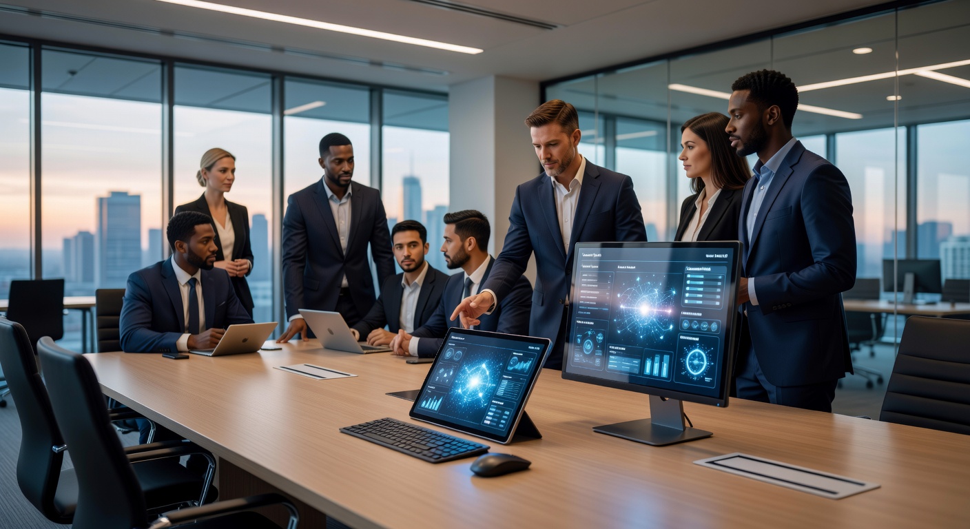 que herramientas con ia existen para la generacion automatica de contenido para negocios: Imagen principal