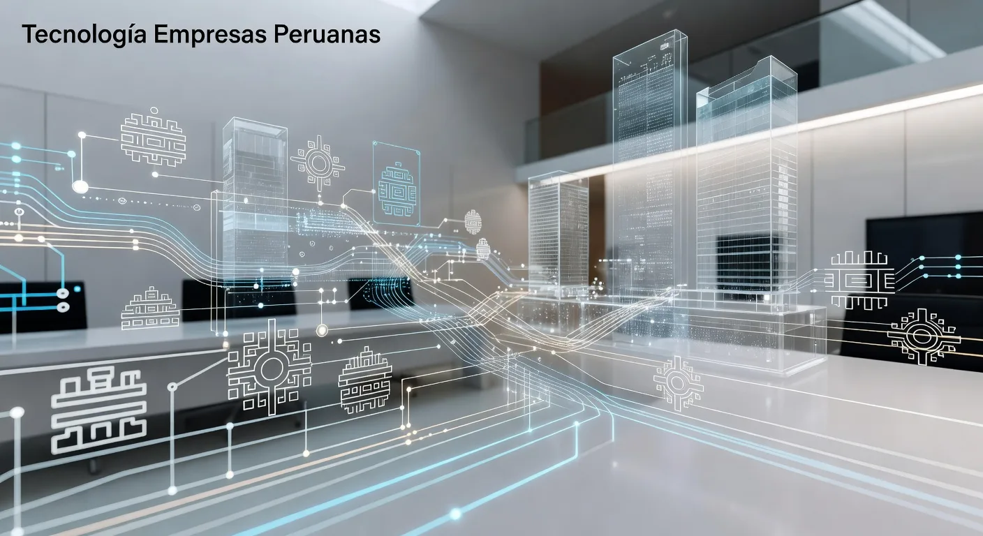 Tecnología Empresas Peruanas: Concepto visual